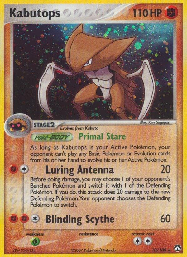 Kabutops #10 — Pokemon Power Keepers