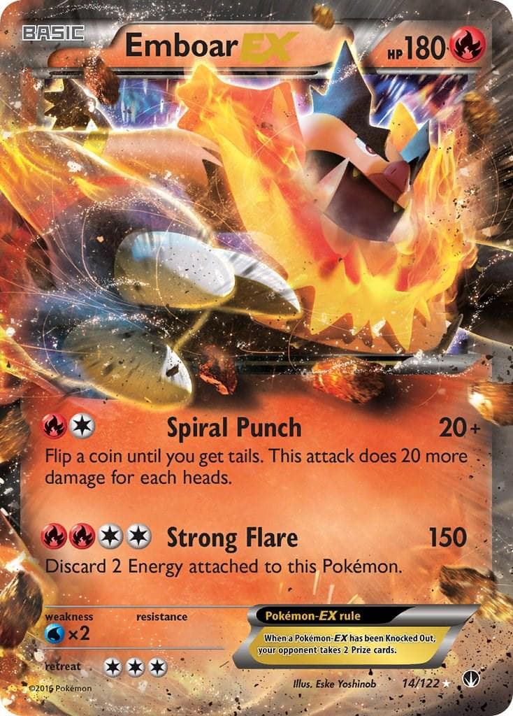 Emboar EX #14 — Pokemon BREAKpoint