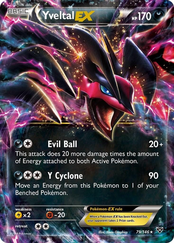 Yveltal EX #79 — Pokemon XY