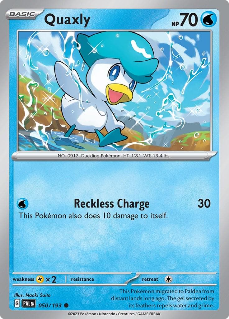 Quaxly #50 — Pokemon Paldea Evolved