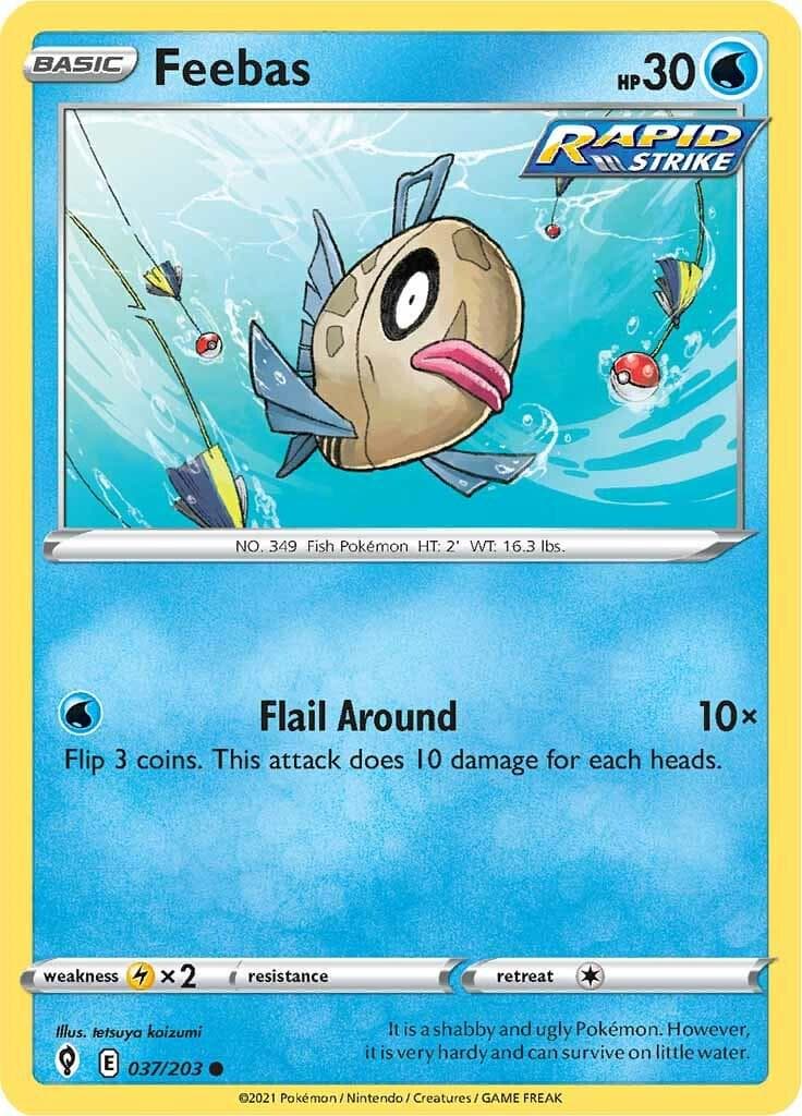 Feebas #37 — Pokemon Evolving Skies