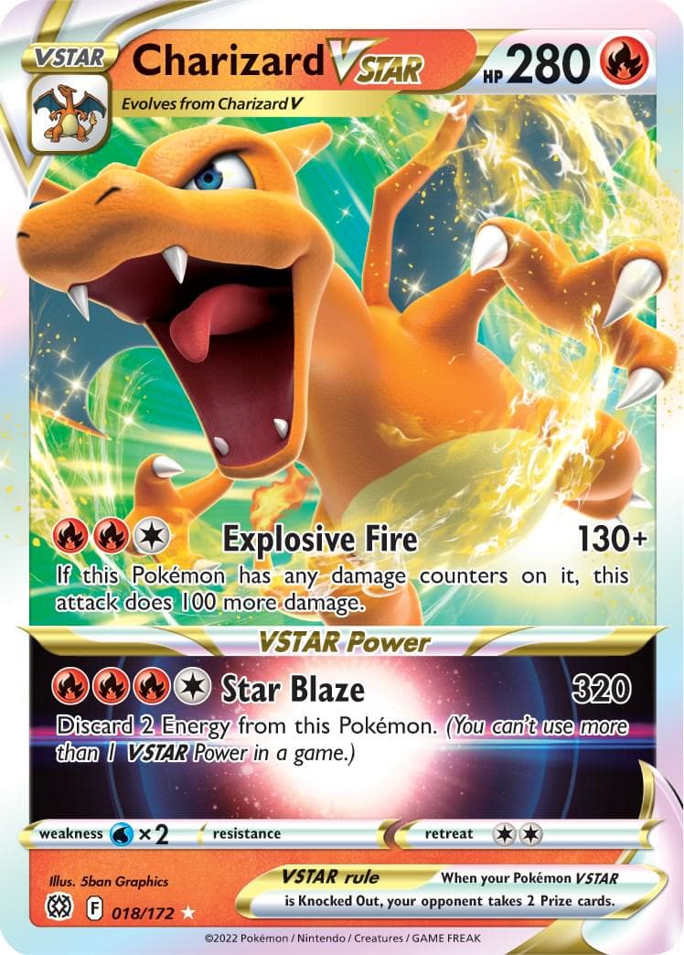 Charizard VSTAR #18 — Pokemon Brilliant Stars