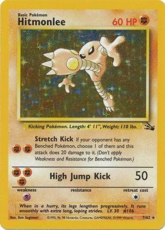 Hitmonlee #7 — Pokemon Fossil