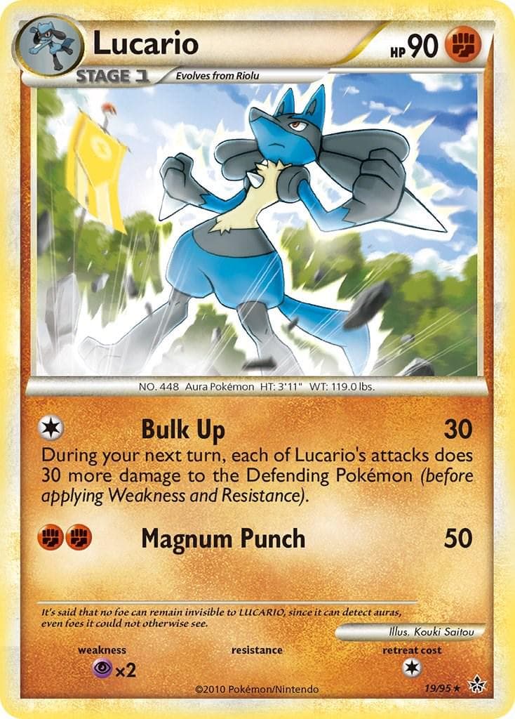 Lucario #19 — Pokemon Unleashed