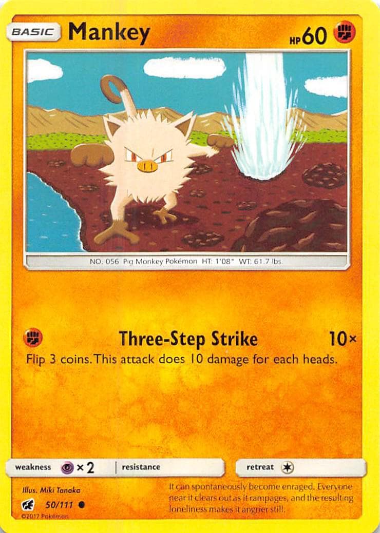 Mankey #50 — Pokemon Crimson Invasion