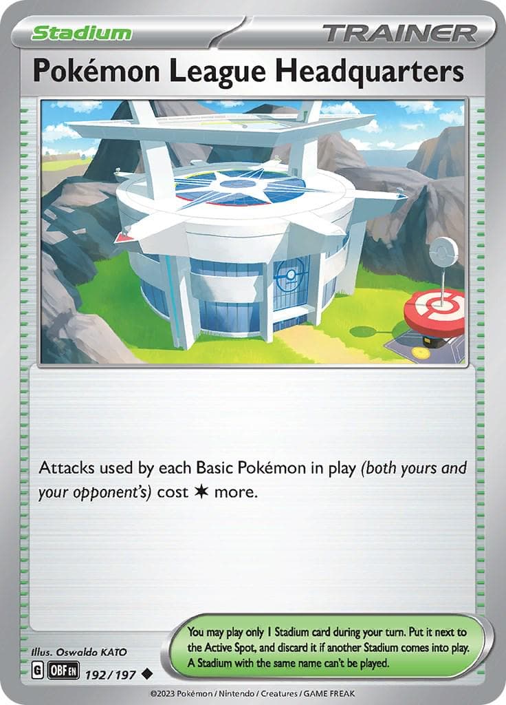 Pokemon League Headquarters #192 — Pokemon Obsidian Flames