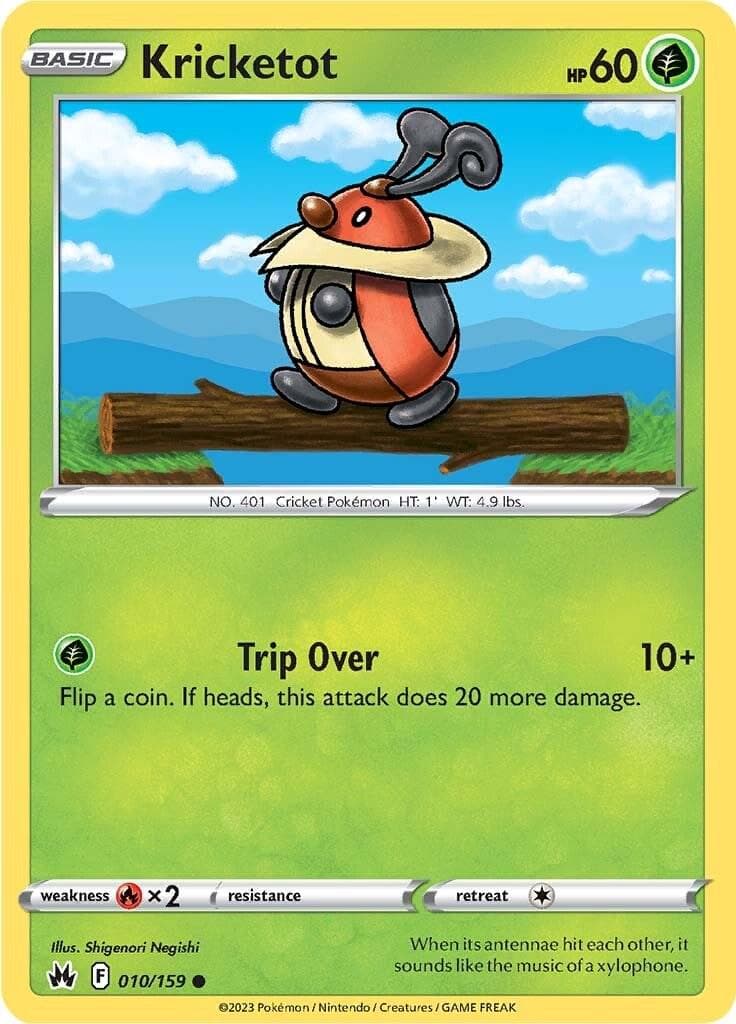 Kricketot #10 — Pokemon Crown Zenith