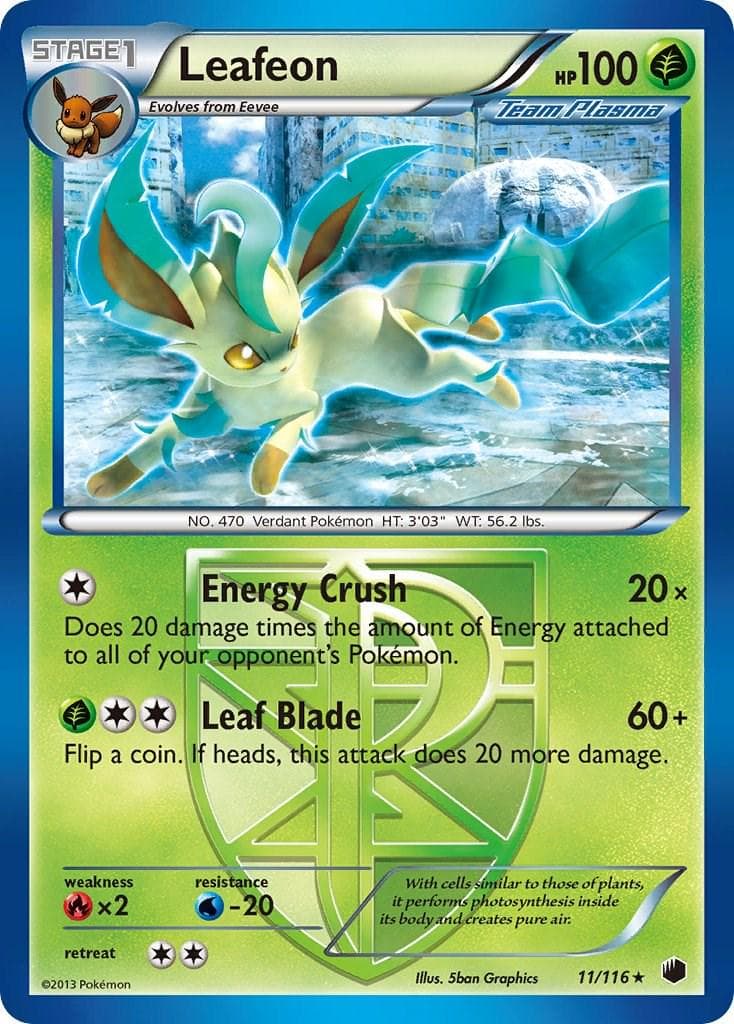 Leafeon #11 — Pokemon Plasma Freeze