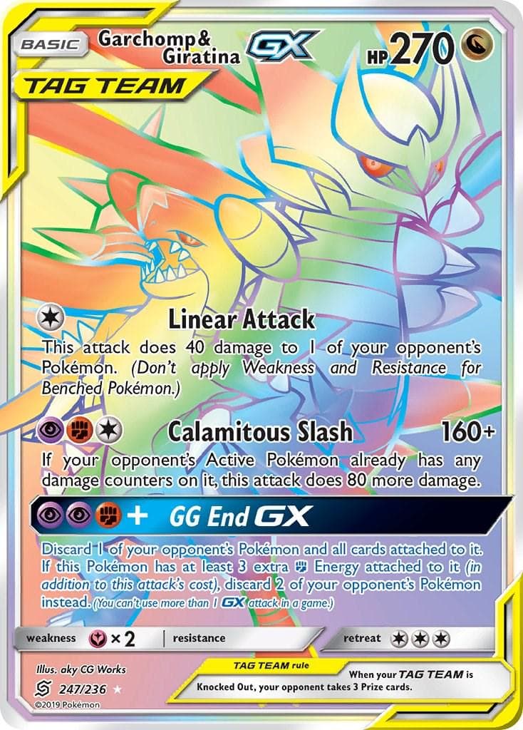 Garchomp & Giratina GX #247 — Pokemon Unified Minds