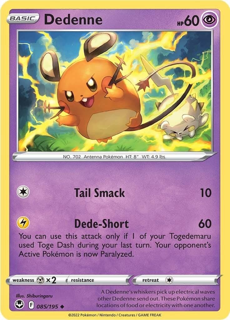Dedenne #85 — Pokemon Silver Tempest
