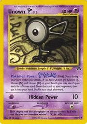 Unown F #48 — Pokemon Neo Discovery