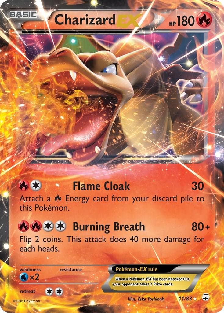 Charizard EX #11 — Pokemon Generations