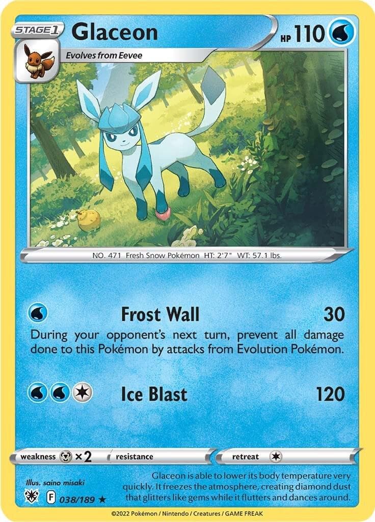 Glaceon #38 — Pokemon Astral Radiance