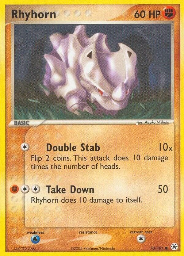 Rhyhorn #70 — Pokemon Hidden Legends