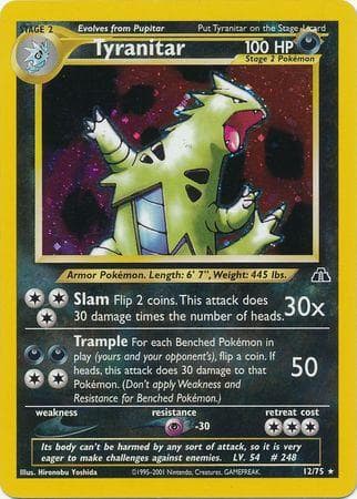 Tyranitar #12 — Pokemon Neo Discovery