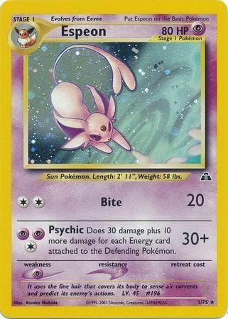 Espeon #1 — Pokemon Neo Discovery