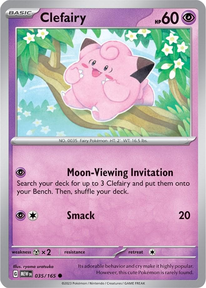 Clefairy #35 — Pokemon Scarlet & Violet 151