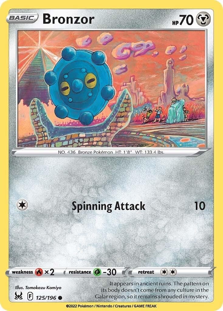 Bronzor #125 — Pokemon Lost Origin