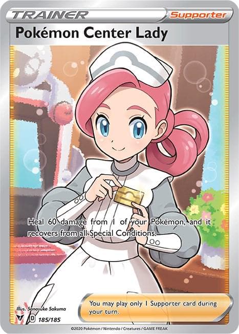 Pokemon Center Lady #185 — Pokemon Vivid Voltage