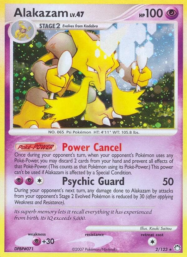 Alakazam #2 — Pokemon Mysterious Treasures