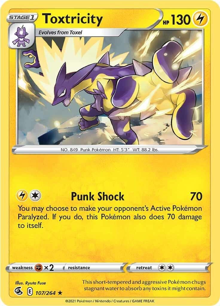 Toxtricity #107 — Pokemon Fusion Strike