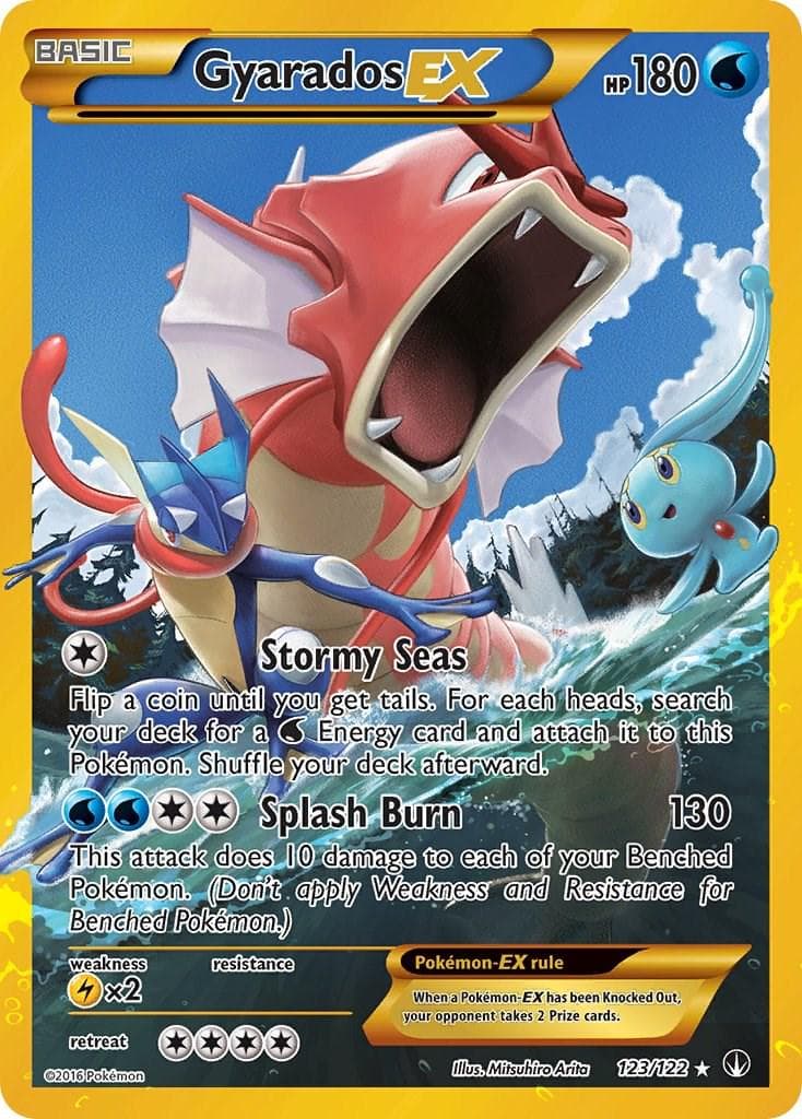 Gyarados EX #123 — Pokemon BREAKpoint