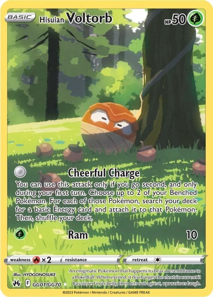 Hisuian Voltorb #GG01 — Pokemon Crown Zenith
