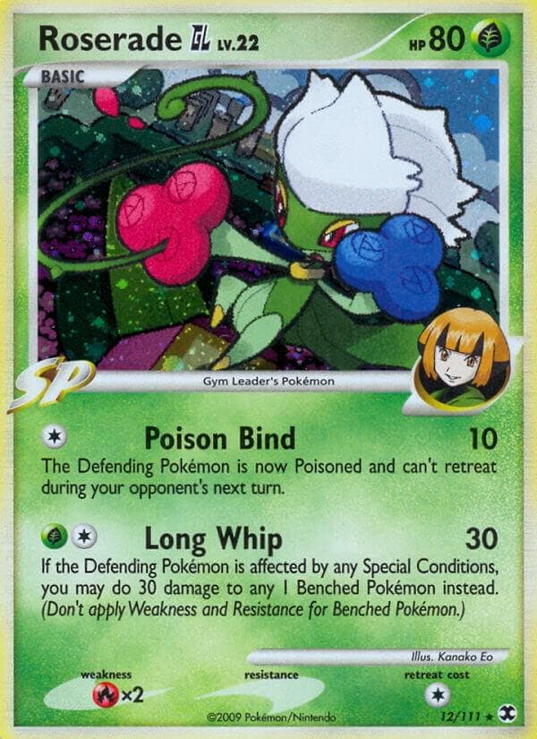 Roserade GL #12 — Pokemon Rising Rivals
