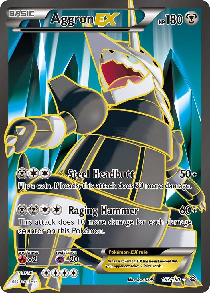 Aggron EX #153 — Pokemon Primal Clash