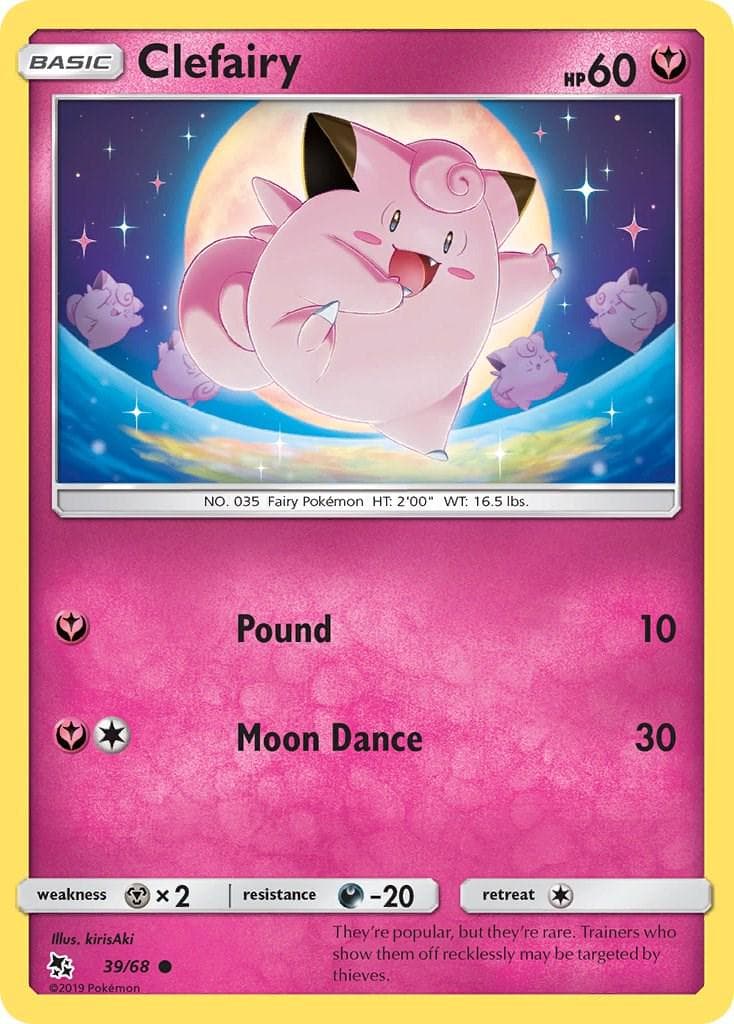 Clefairy #39 — Pokemon Hidden Fates