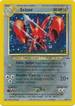 Scizor #10 — Pokemon Neo Discovery