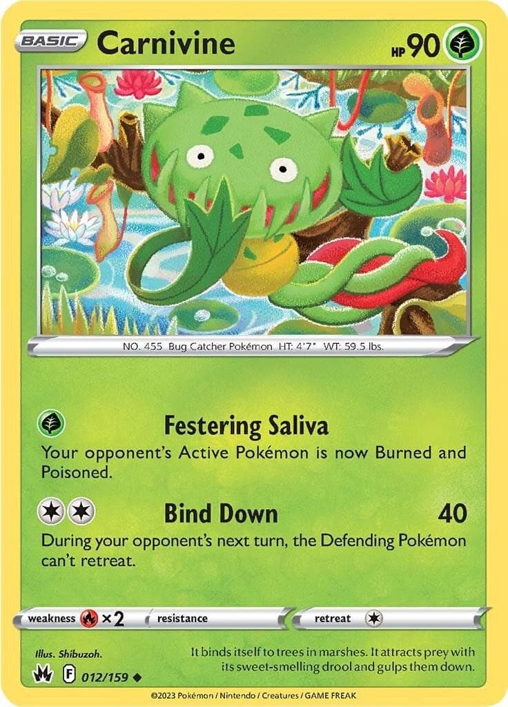 Carnivine #12 — Pokemon Crown Zenith