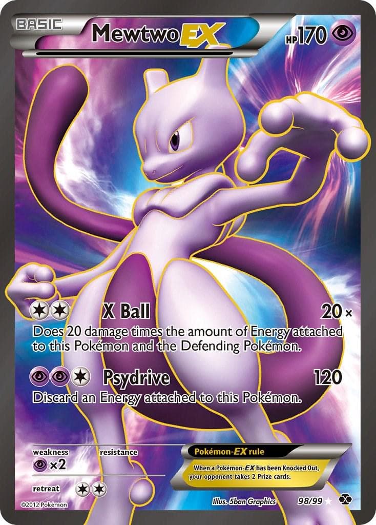 Mewtwo EX #98 — Pokemon Next Destinies