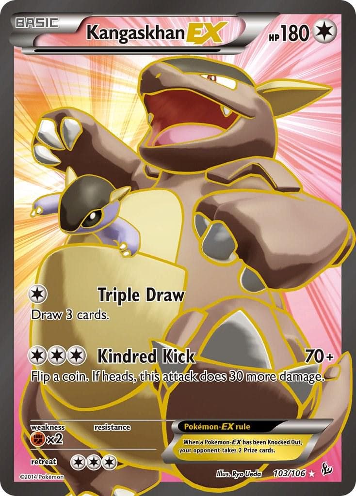 Kangaskhan EX #103 — Pokemon Flashfire