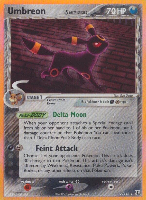 Umbreon #17 — Pokemon Delta Species