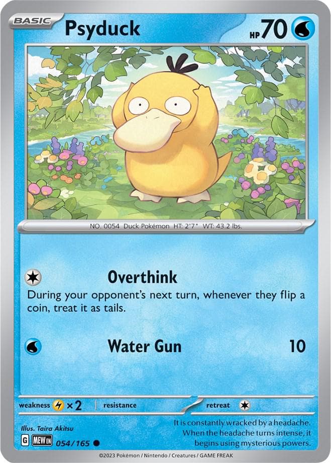 Psyduck #54 — Pokemon Scarlet & Violet 151