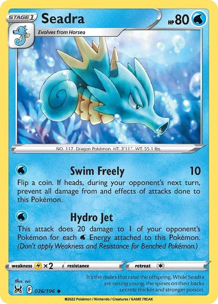 Seadra #36 — Pokemon Lost Origin