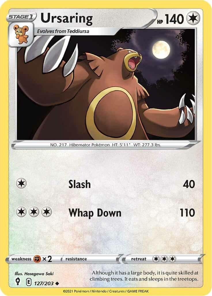 Ursaring #127 — Pokemon Evolving Skies
