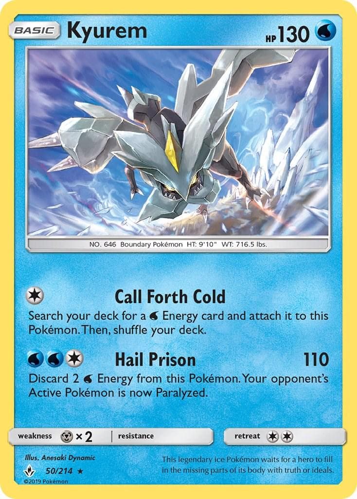 Kyurem #50 — Pokemon Unbroken Bonds