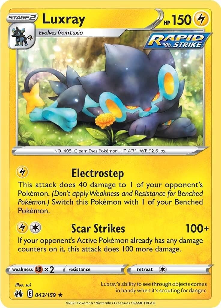 Luxray #43 — Pokemon Crown Zenith