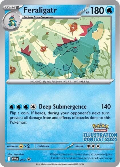 Feraligatr #213 — Pokemon Promo