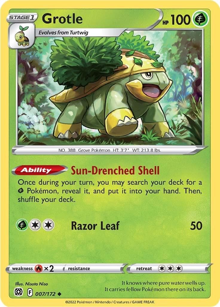 Grotle #7 — Pokemon Brilliant Stars