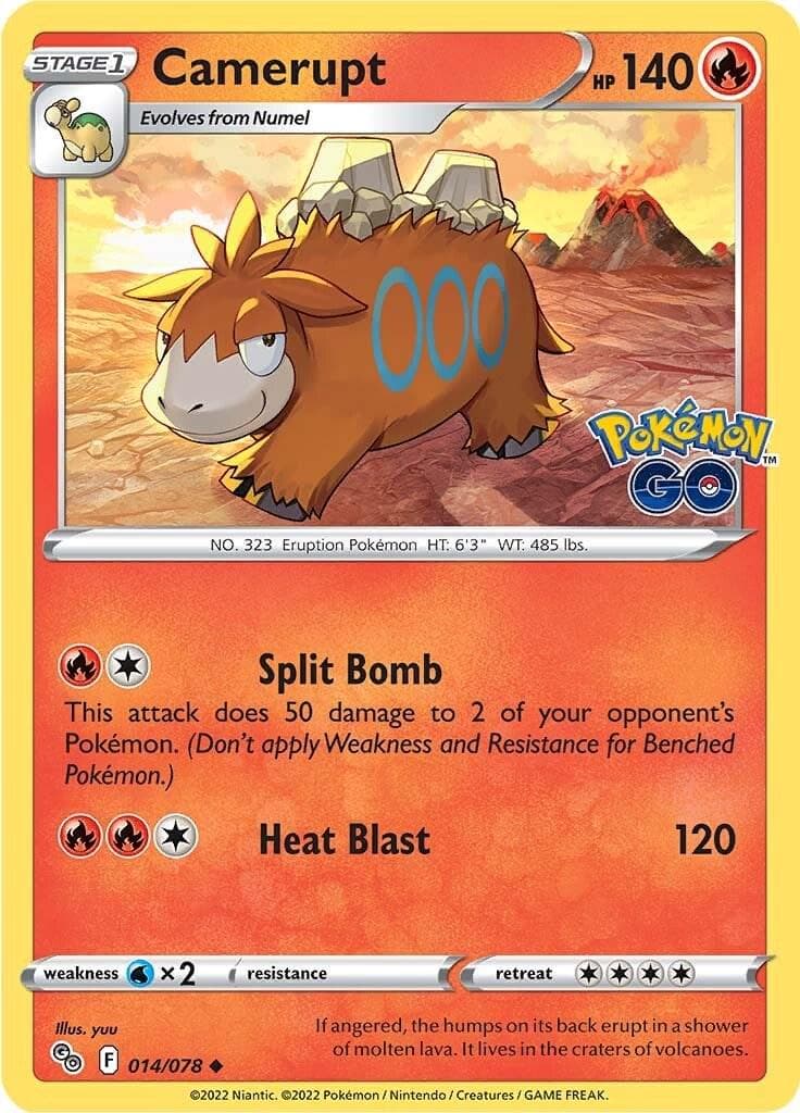 Camerupt #14 — Pokemon Go