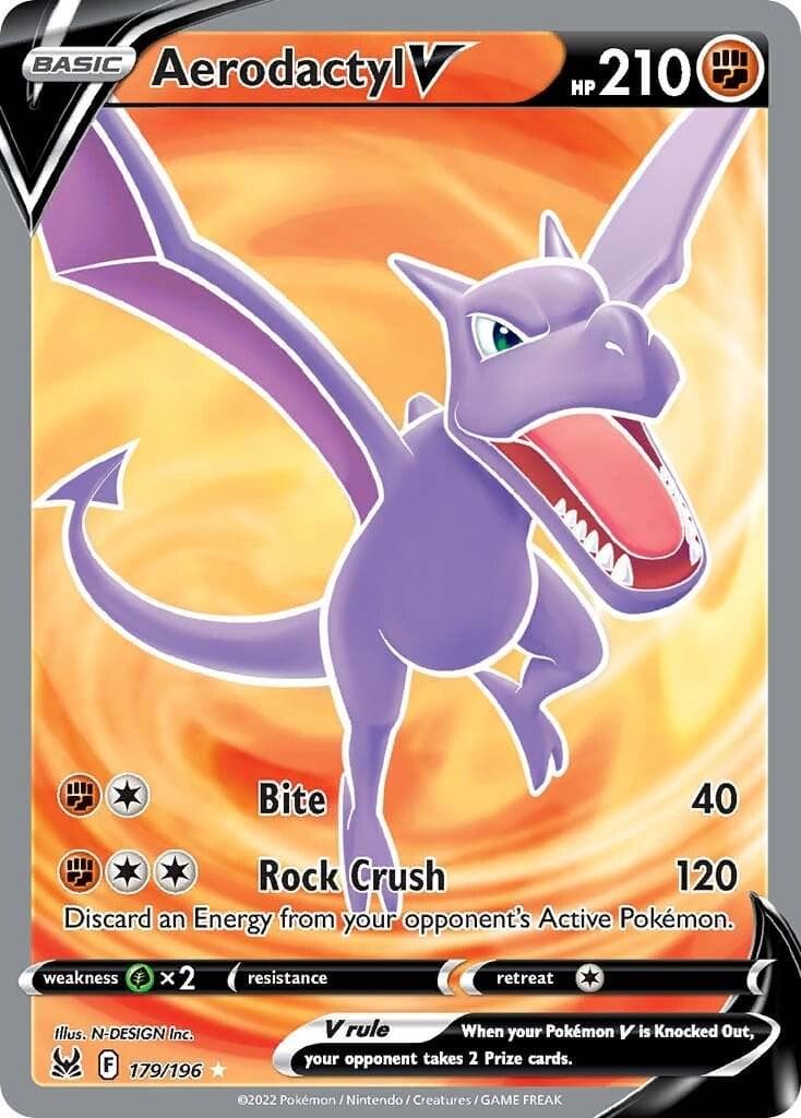 Aerodactyl V #179 — Pokemon Lost Origin
