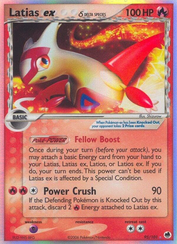 Latias EX #95 — Pokemon Dragon Frontiers