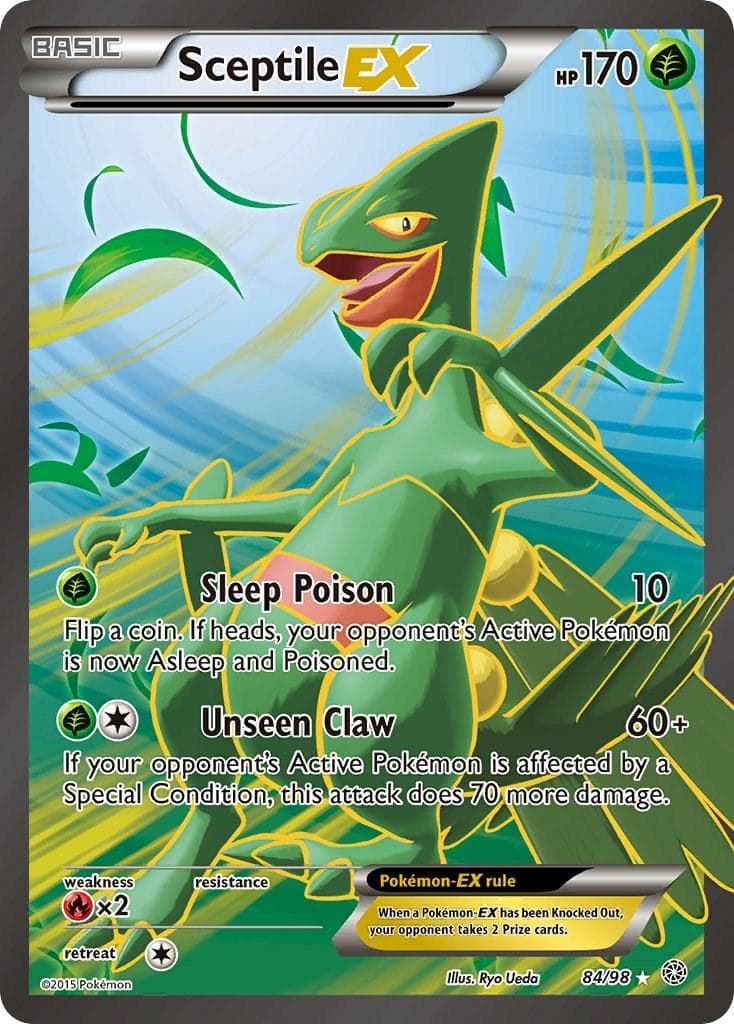Sceptile EX #84 — Pokemon Ancient Origins