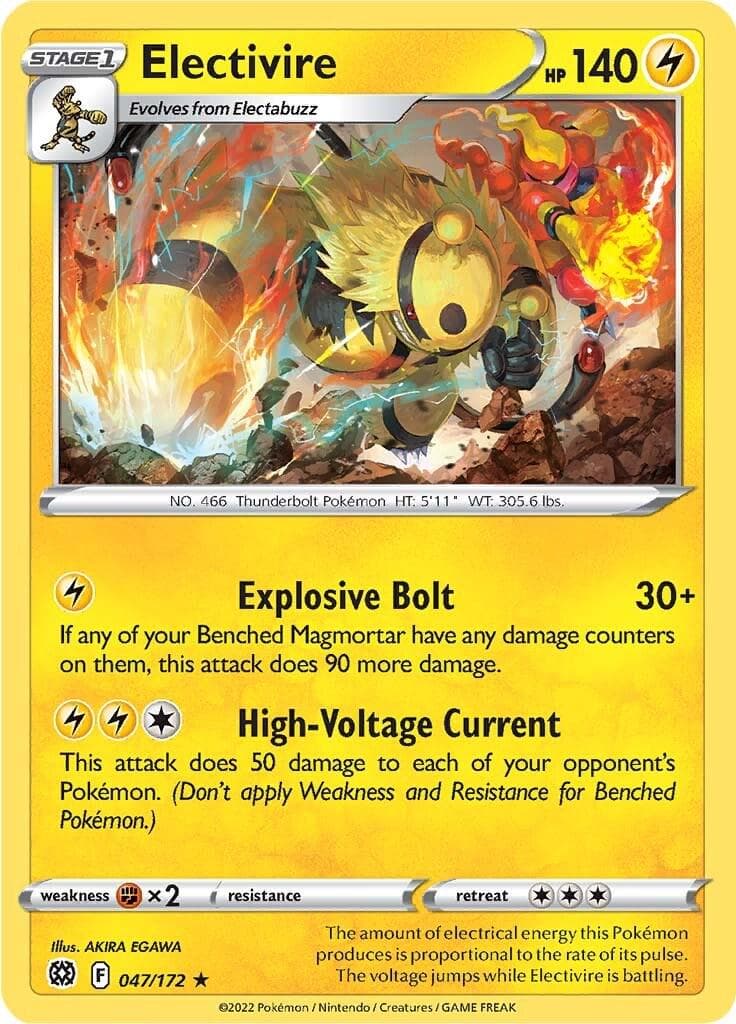 Electivire #47 — Pokemon Brilliant Stars