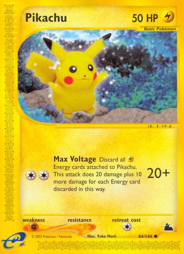 Pikachu #84 — Pokemon Skyridge