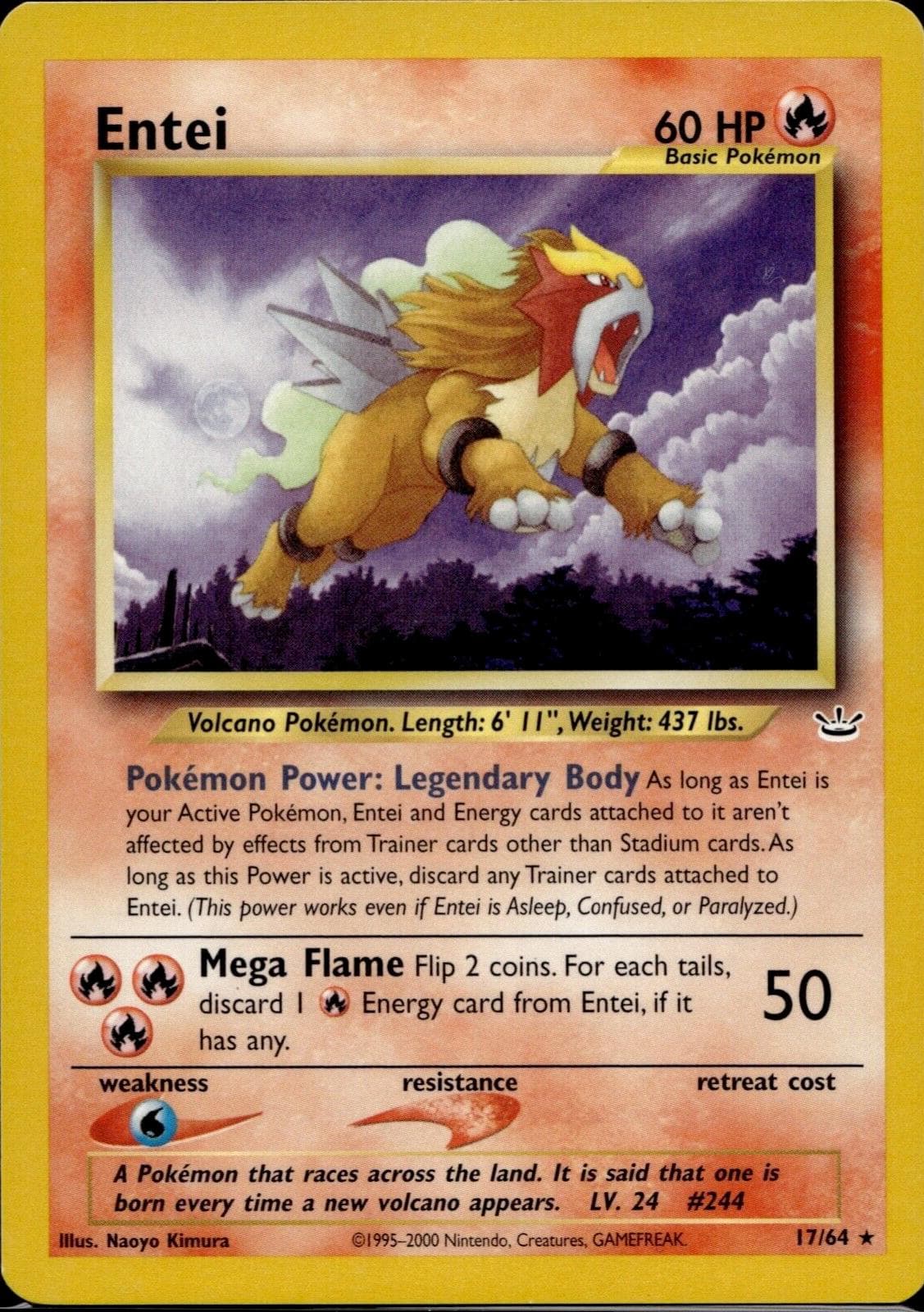Entei #17 — Pokemon Neo Revelation