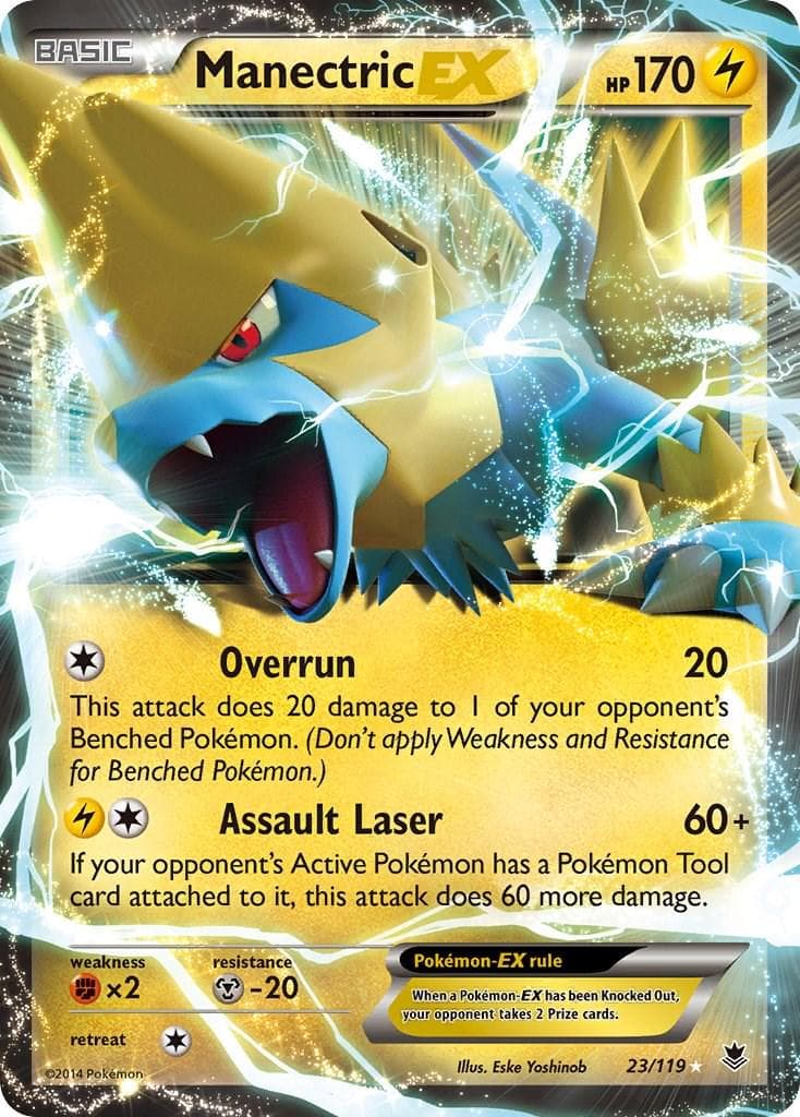 Manectric EX #23 — Pokemon Phantom Forces